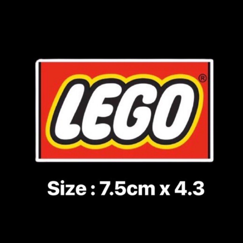 貼紙大亨 防水貼紙 LEGO長型 行李箱貼紙 安全帽貼紙 筆電貼紙 惡搞貼紙 機車貼紙 露營貼紙