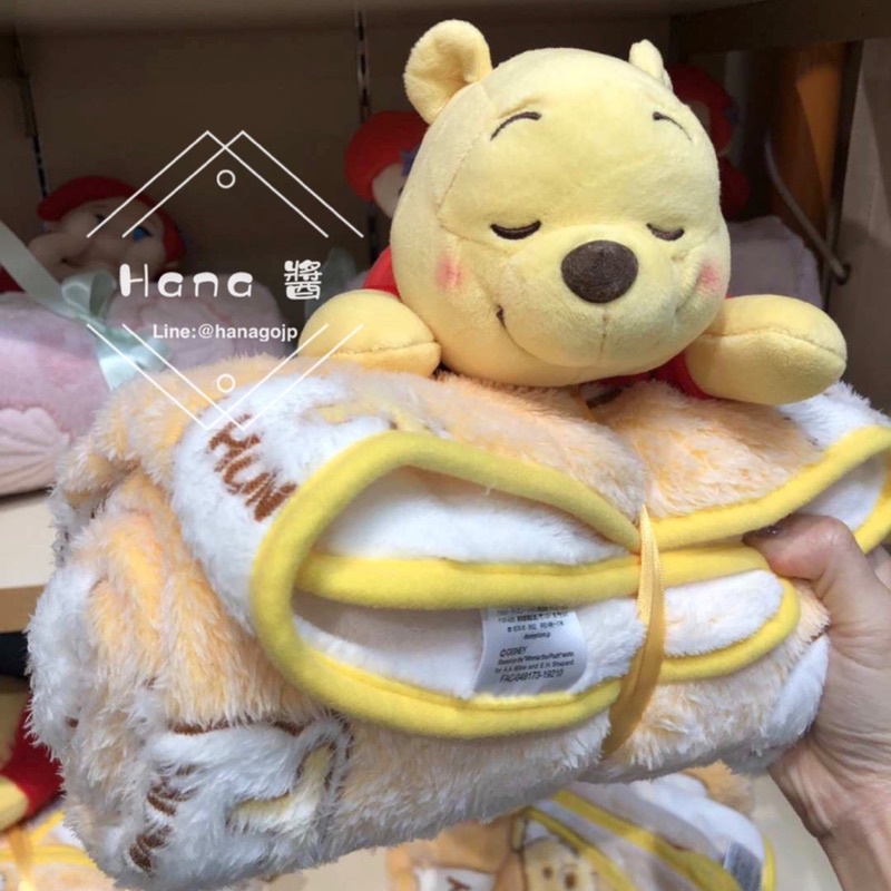 ♜現貨♖ 日本 迪士尼 維尼 熊抱哥 玩具總動員 小熊維尼 玩偶 毛毯 被子 毯子 棉被 幼稚園被子 迪士尼商店