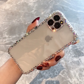 豪華 Bling 水鑽寶石鑽石軟手機殼, 適用於 iphone 14 13 11 Pro Max 12 MiNi 7 8