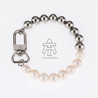 Tommy&Anson accessories Silver Pearls系列手鏈/316鈦鋼/10mm天然淡水珍珠