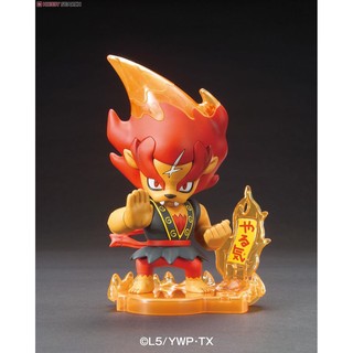 日本bandai 妖怪手錶 メラメライオン組合模型 免膠水簡單組合