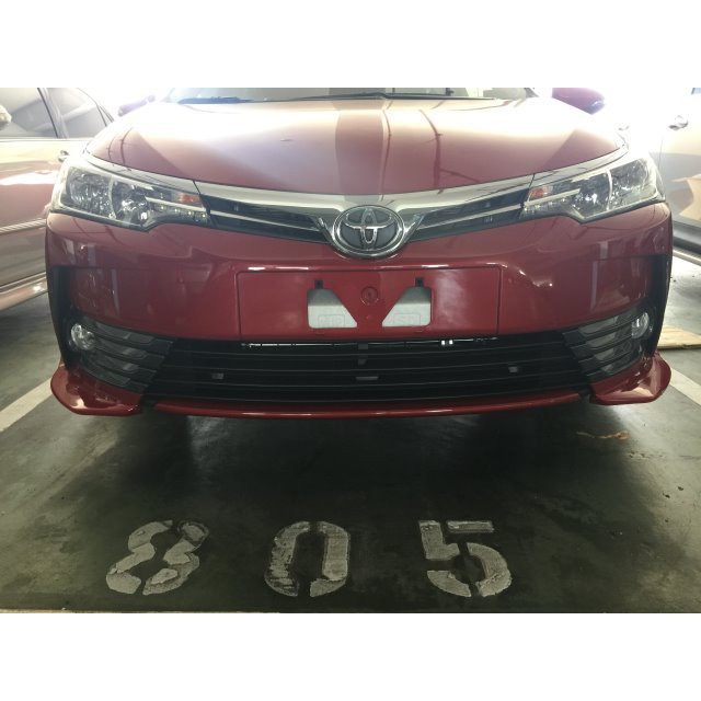 (柚子車舖) 2016~2018 ALTIS 11.5代 前下巴 後下巴 側裙 可到府安裝 雙出尾管 PP材質