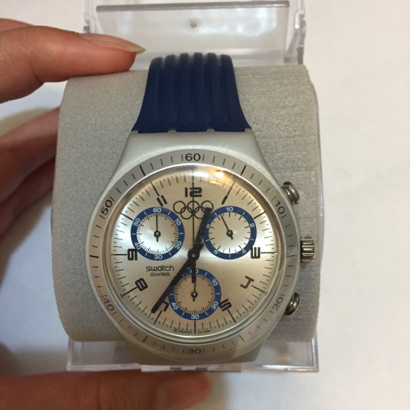 Swatch 全新 奧運紀念錶 三眼 計時