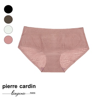 【pierre cardin 皮爾卡登女性內衣】半透膚鱷魚紋無痕平口褲