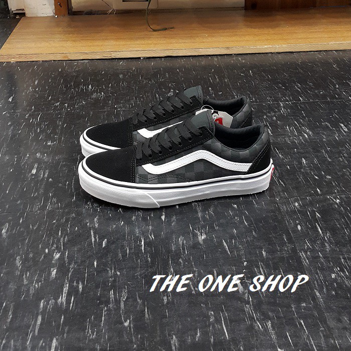 VANS Old Skool Uc 黑色 黑白 棋盤格 防滑 防潑水 職人 廚師鞋 帆布鞋 板鞋 VN0A3MUUV7X