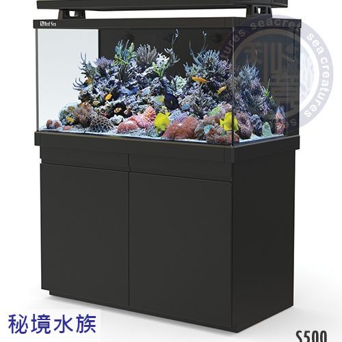 ♋ 秘境水族 ♋【RedSea 紅海】旗艦版珊瑚礁岩水族箱4.2尺 附LED燈(MAX S-500)(白)