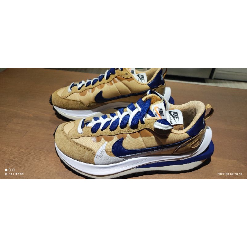 Nike Sacai x Vaporwaffle 奶茶色 US8.5