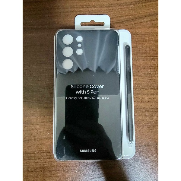 01/10 【全新現貨】SAMSUNG Galaxy S21 Ultra 原廠薄型矽膠背蓋(附S Pen)