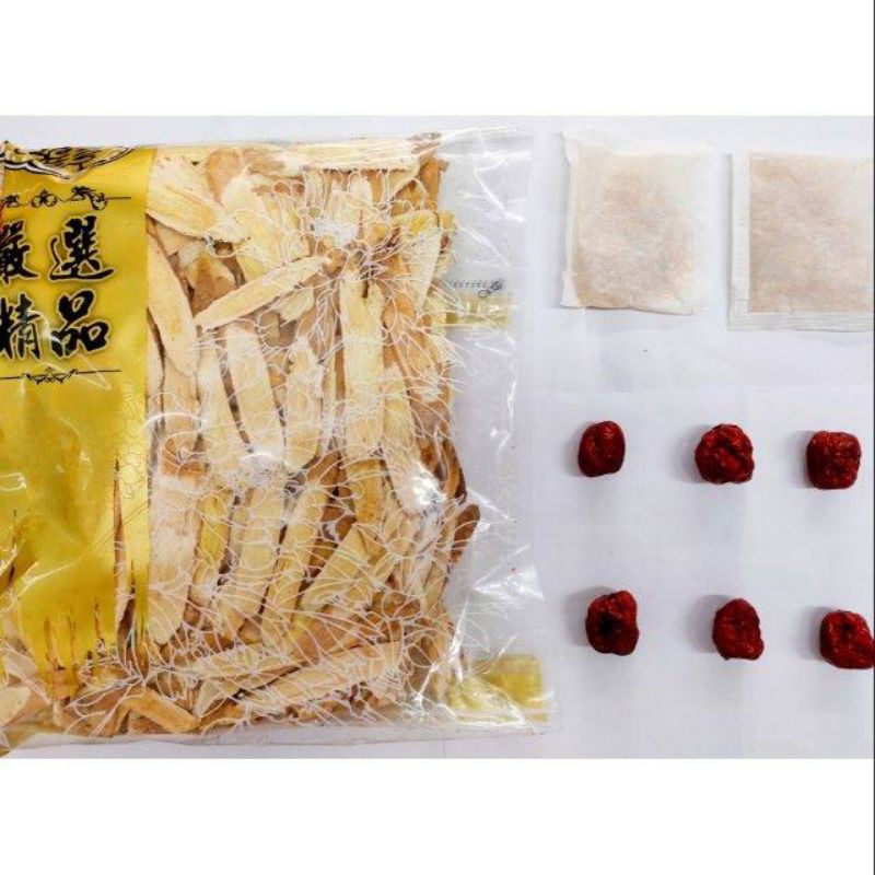 黃耆 正北耆 紅棗 藥膳包 600g 黃耆片 沖泡飲品 團購人氣美食伴手禮 素食 養生茶 人蔘鬚 當歸片 白木耳