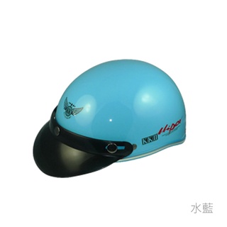 華泰 安全帽 K839M/K-839M 素色 水藍色 哈利帽 半罩 單帽子 不含鏡片《比帽王》