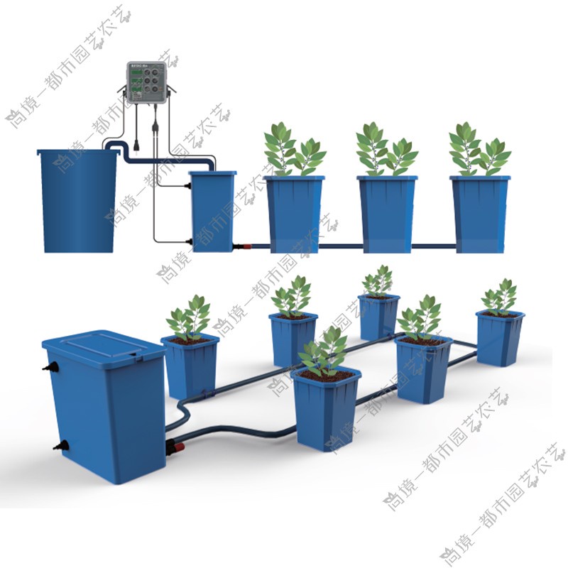 潮汐水培水耕系統智慧循環水耕營養液水培種植桶無土栽培植物種植系統hydroponics System 蝦皮購物