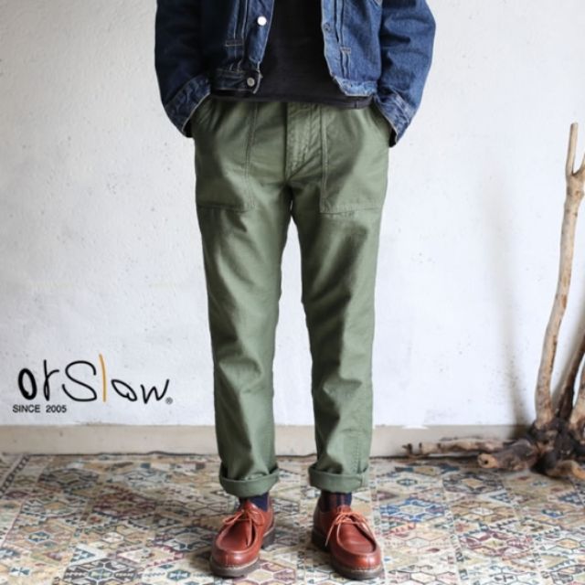 OrSlow og107 us fatigue pants 日本製軍綠色軍褲