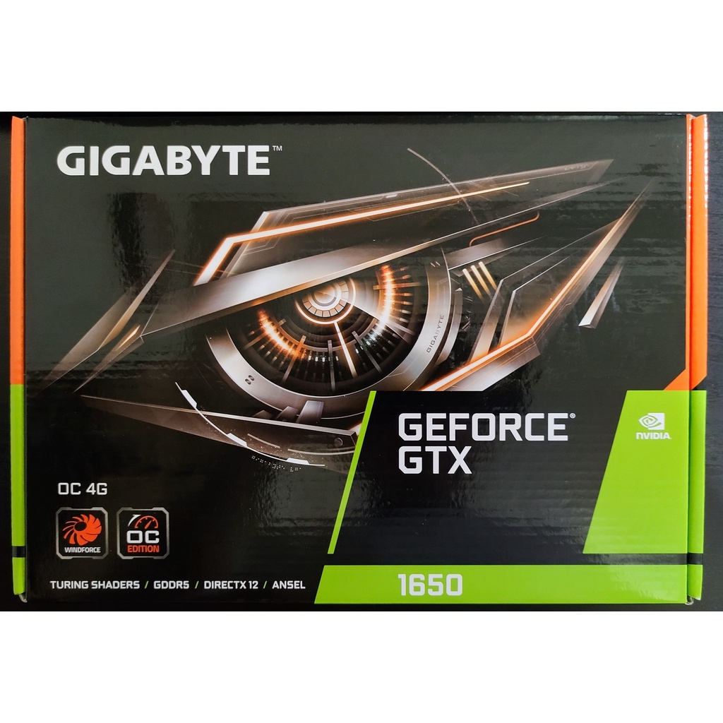 技嘉 Gigabyte GeForce® GTX 1650 OC 4G GV-N1650OC-4GD (二手)