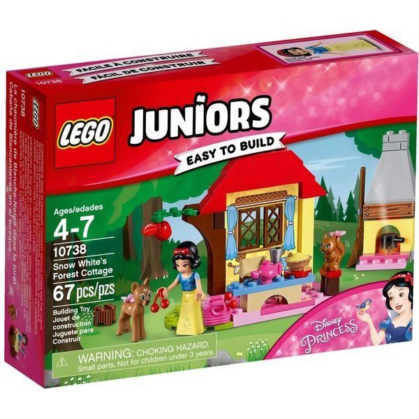 LEGO 樂高 JUNIORS系列 10738 白雪公主的森林小屋 全新未拆