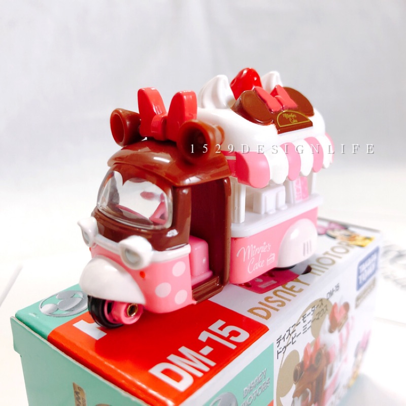 『現貨』 日本 TOMICA TOMY 多美小汽車 DM-15 米妮蛋糕餐車 日本原裝 【1529設計生活】