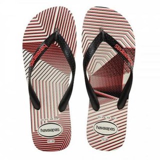 現貨/24/68 新品 HAVAIANAS TREND 白底黑帶紅字 男款