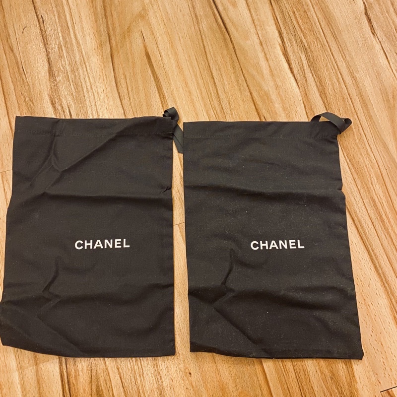 全新Chanel鞋子收納袋(一對）專櫃正品