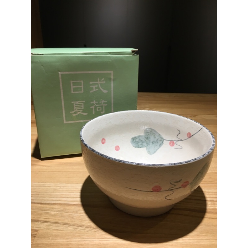 「已保留」全新日式夏荷拉麵碗+日式小杯碟