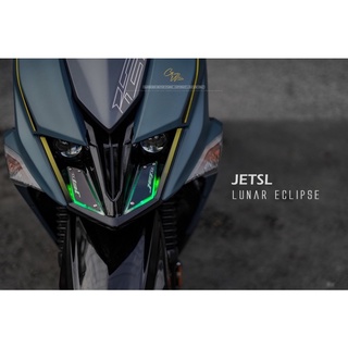 『XZ』大燈飾板 發光板 大燈日行燈 大燈飾板套件 月蝕 發光 SYM 三陽 JET SL