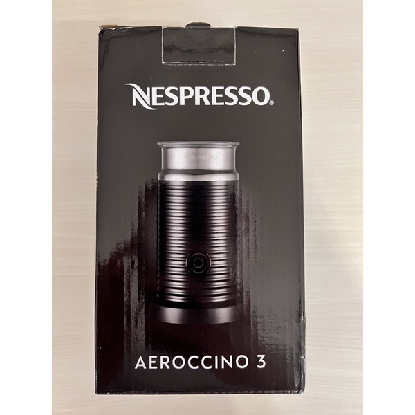 全新 Nespresso Aeroccino 3 黑色 奶泡機