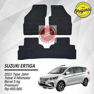 SUZUKI ERTIGA 2021 汽車地毯縫紉型無行李箱