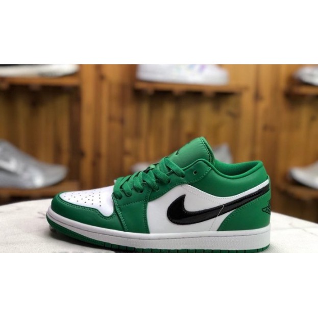 green air jordan 1 low