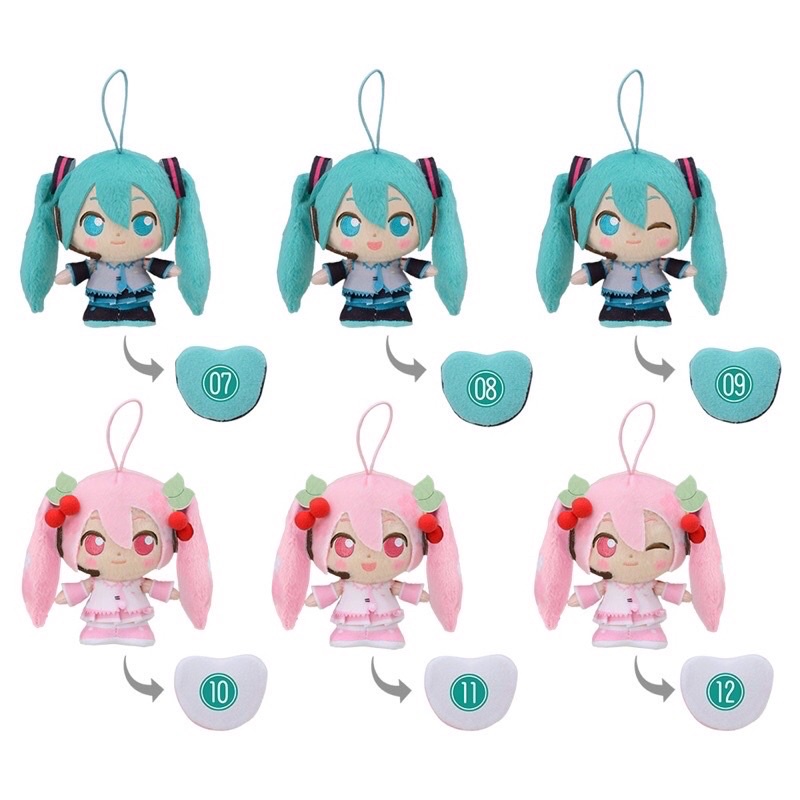 日本正版 SEGA 初音 Miku 櫻花娃娃 吊飾 絨毛玩偶 收藏 景品 禮物