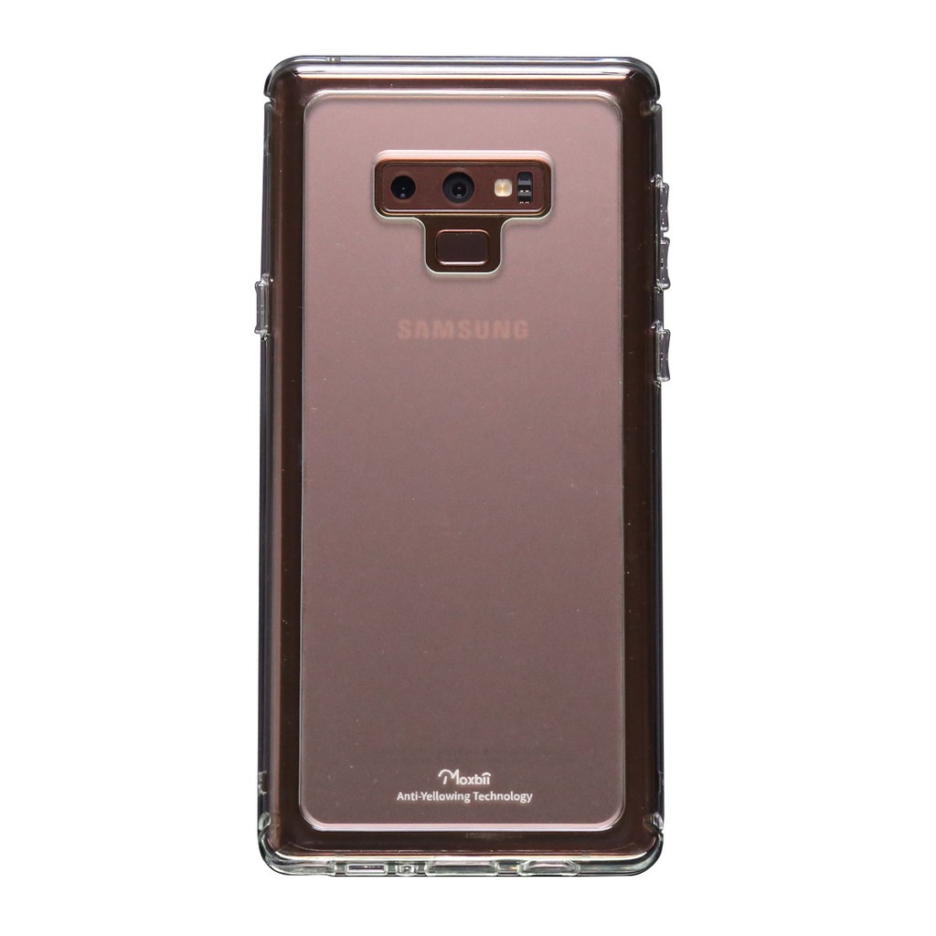 Moxbii 極空戰甲四代 (For Samsung Galaxy Note 9) - 霧面背板 透明不變黃 軍規超防護