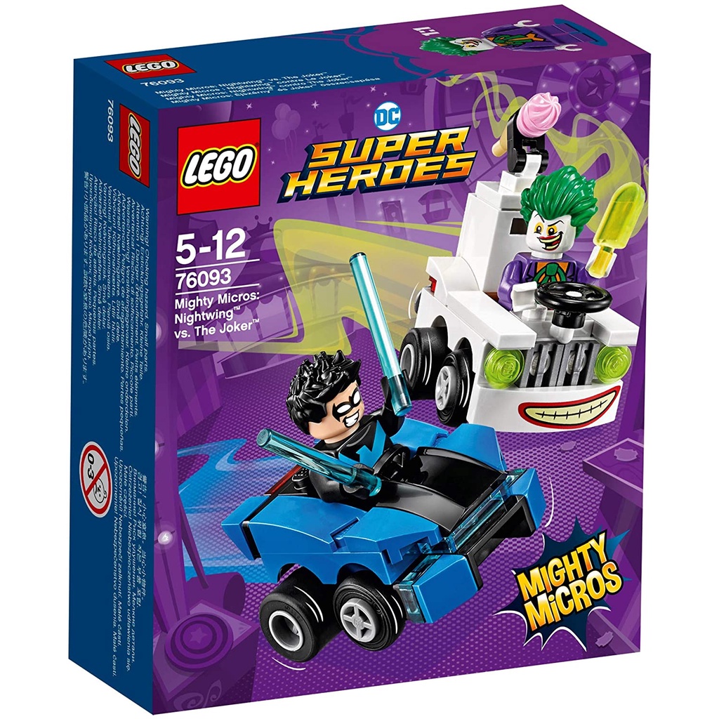 LEGO 樂高Super Heroes 超級英雄Mighty micro:夜之戰vs. 小丑76093