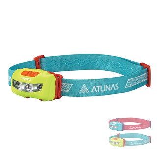 ATUNAS BeBe歡樂繽紛防水頭燈(百嶽/登山/紅光夜遊/賞螢火蟲頭燈歐都納/頭戴式探照燈/戶外照明)