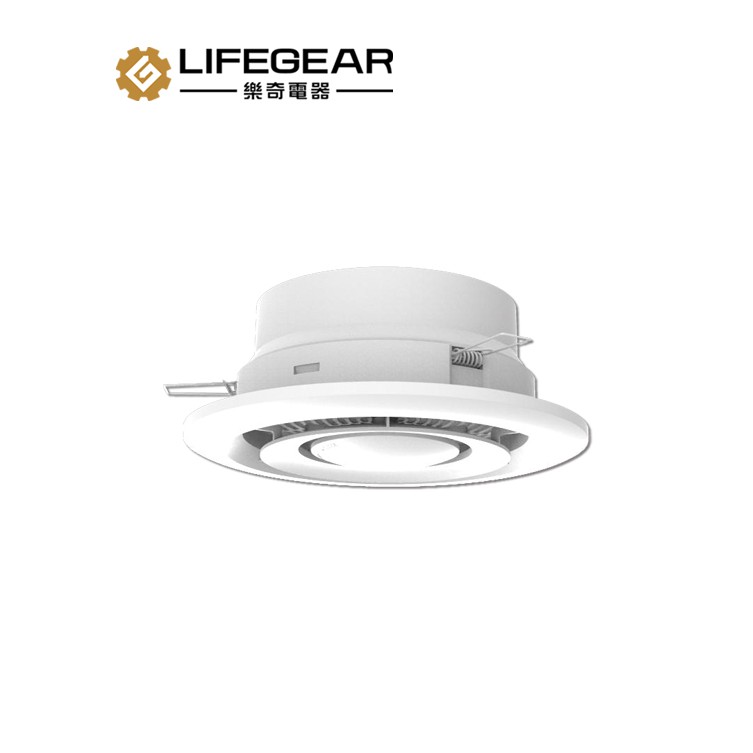 Lifegear 樂奇 圓型 6英寸 風量可調式 給/排氣口 P06GA 全熱交換器 配件