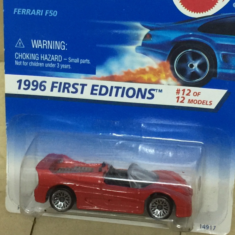 風火輪 hot wheels 初代 老卡藍卡 Ferrari 法拉利 F50 紅非多美tomica welly