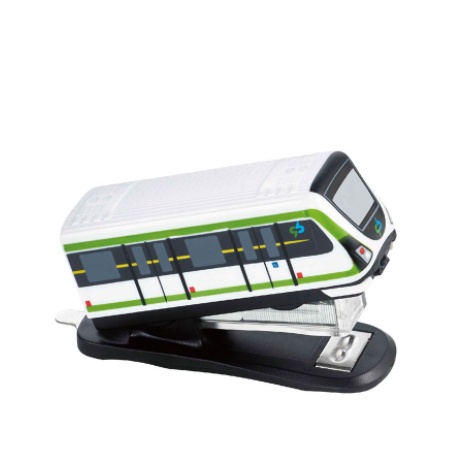 台中捷運-小綠綠模型訂書機