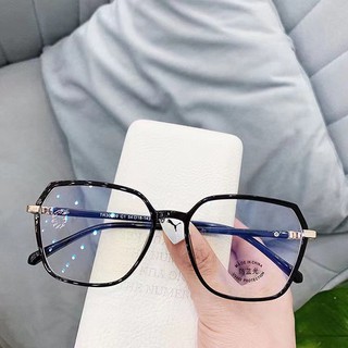 防藍光眼鏡電腦手機防輻射眼鏡凹面方形平面鏡片