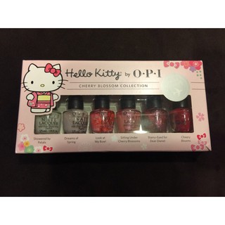 [Mi134] 限量6入Hello Kitty by O·P·I 指甲油旅行組