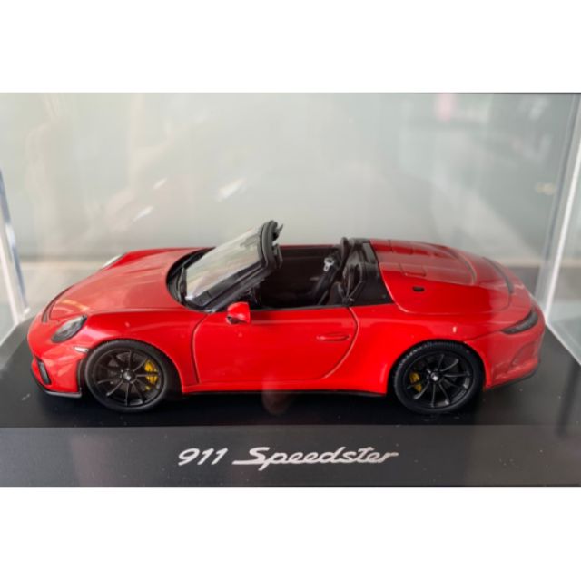 《最新德國空運》保時捷2019 1/43 911 Speedster 紅色敞篷