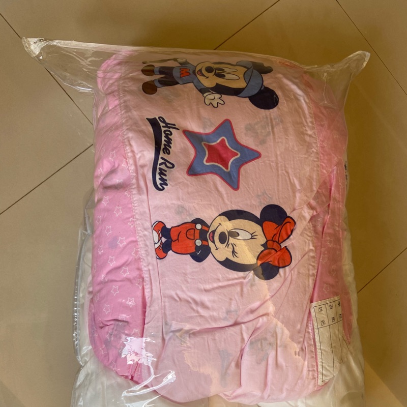 台灣製~麗嬰房 米奇好朋友純棉 冬夏2用兒童睡袋涼被/兩用被