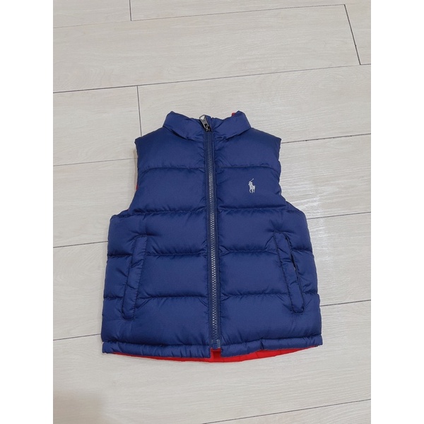 Polo Ralph Lauren 雙面穿兒童羽絨背心