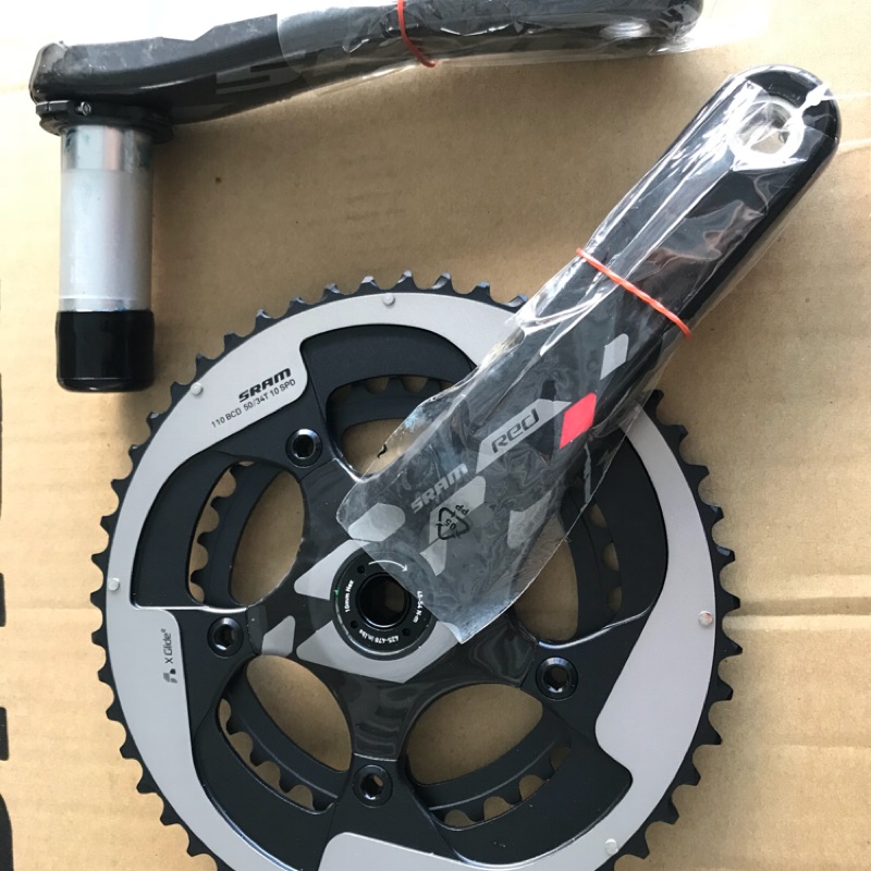 SRAM RED大盤 50/34 170mm BB30 10速系統用