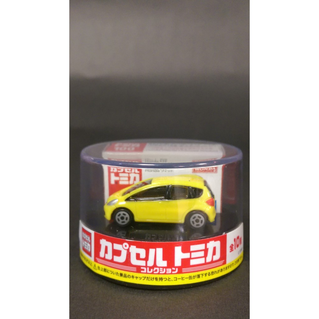 外W :  100 HONDA FIT 黃 WONDA TOMICA TAKARA 微型迷你汽車 　天富