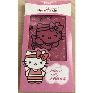 好自在 pink passport holder 旅行證件套（Hello Kitty)