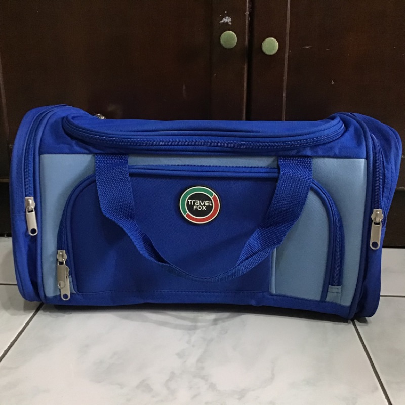 travel fox 旅狐 藍色 運動背包/提袋 旅行袋 旅行包 可手提 可肩背