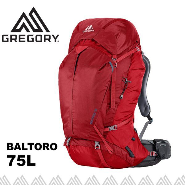69折 GREGORY 美國 BALTORO 75 M 登山背包《火花紅》75L/65780/雙肩背包/後背包/悠遊山水