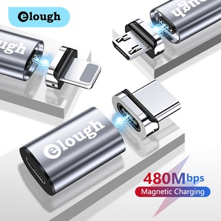 Elough OTG 適配器 Type-C 微型 USB 磁吸轉換器，適用於 Apple iOS Android 手機數