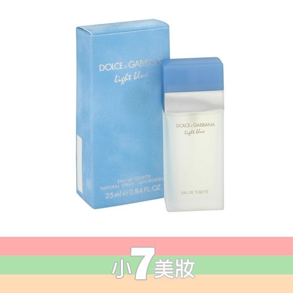 Dolce &amp; Gabbana Light Blue D&amp;G 淺藍女性淡香水 100ML TESTER素盒有蓋【小7美妝