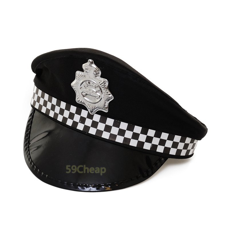 [59Cheap]英國警察帽 萬聖節裝扮 角色扮演 警察帽 化裝舞會