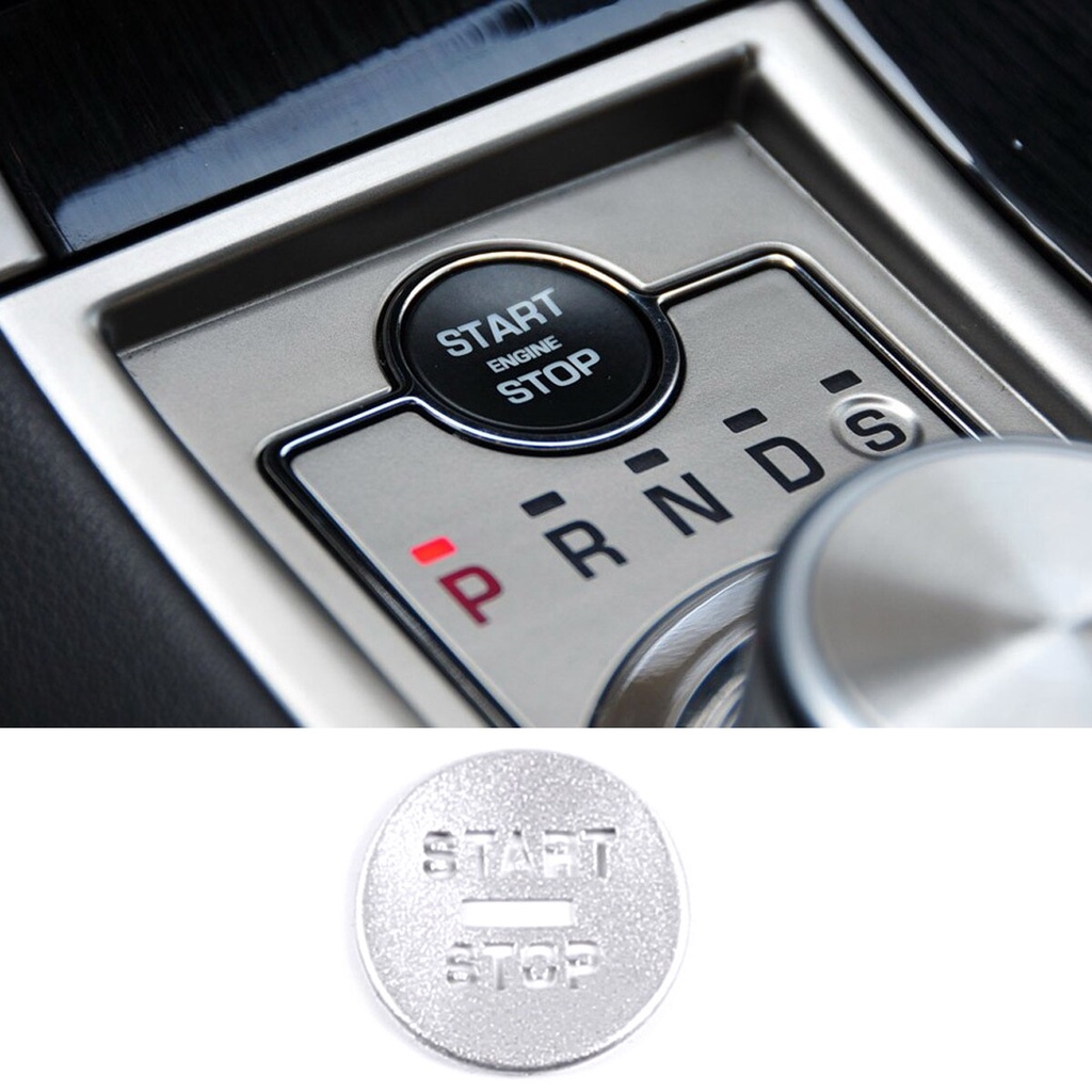 適用於 Jaguar 積架 捷豹 XF 2008-2015 發動機啟動停止開關按鈕蓋貼紙裝飾