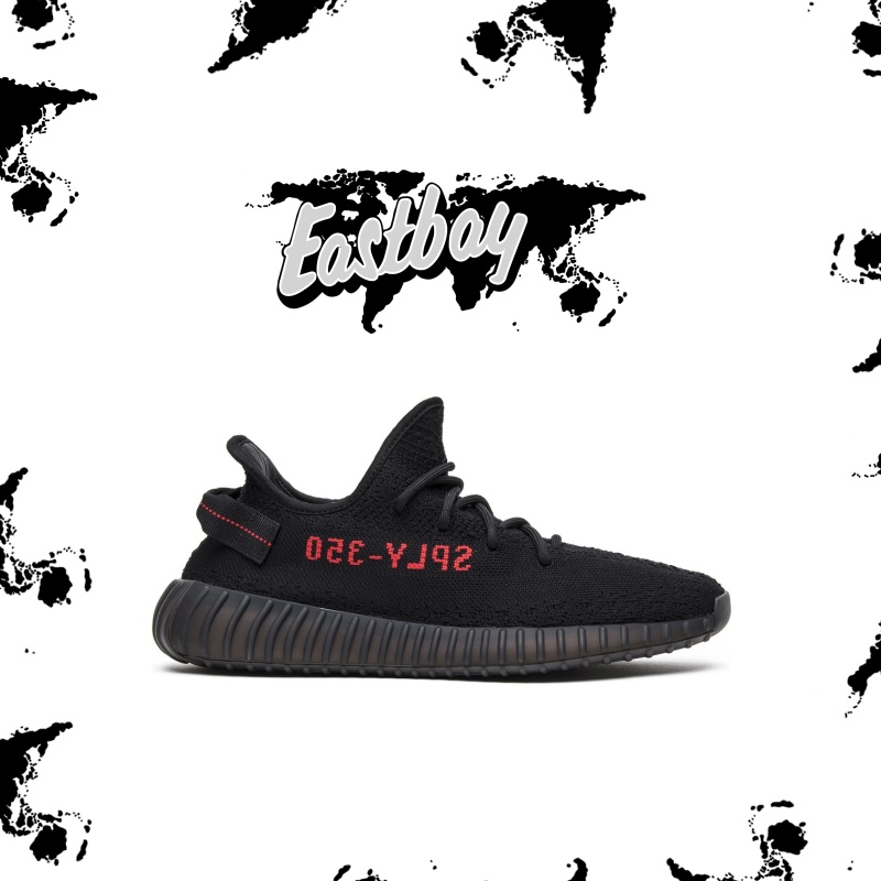 假一罰三！Adidas Yeezy Boost 350 V2 Bred 黑紅 跑步鞋 愛迪達 運動鞋 椰子 CP9652