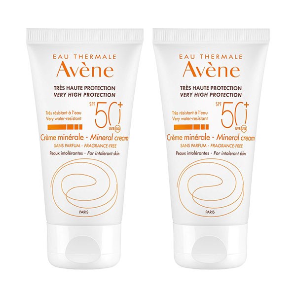 Avene雅漾全效潤色防曬霜SPF50+ 2入合購 50ml+50ml