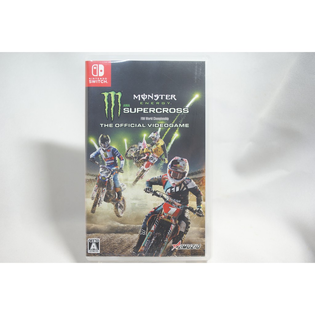 [耀西]純日版 任天堂 Switch NS 怪獸能量 越野摩托車賽 Monster Energy Supercross